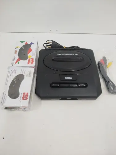Antigo vídeo game mega drive 3 