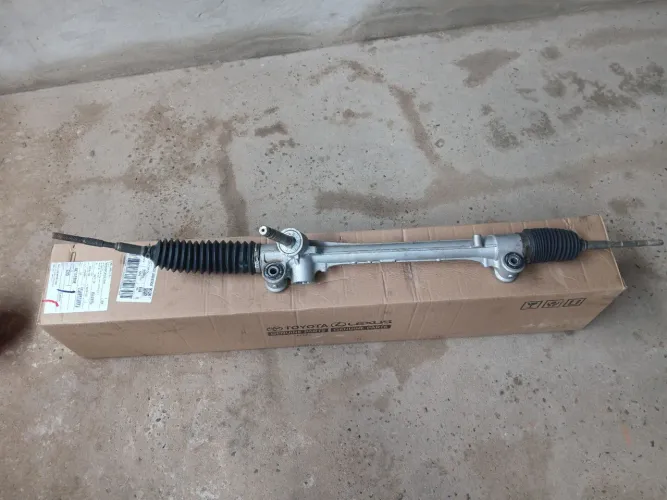 Caixa de direção do Toyota Etios 2019/2020 já com reparo feito na bucha, na garantia. 