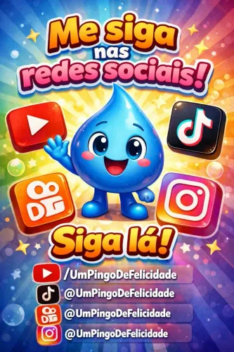 Me sigam nas Redes socias: YouTube, Kawai, Instagram e TikTok