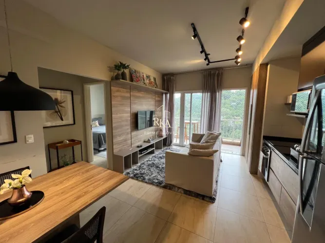 Apartamento com 58m², 2 dormitórios sendo 1 suíte e 2 vagas à venda e locação no