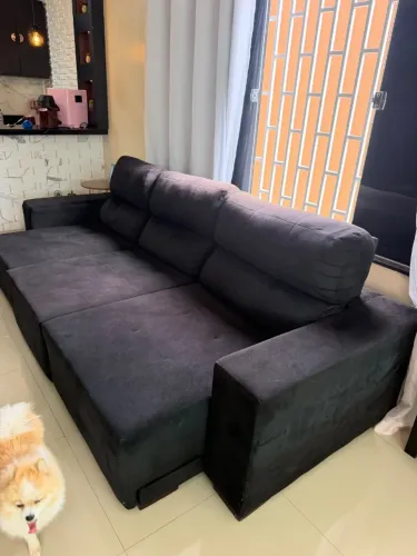Vendo sofá 3 lugares, reclinável 2.80mt