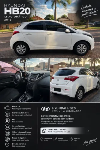 Hyundai HB20 C.style/c.plus 1.6 Flex 16V Aut. 2015