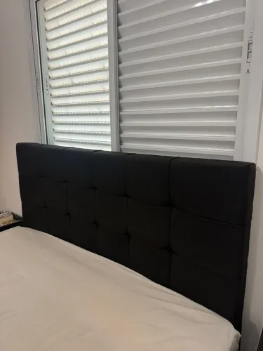 Box Queen Size preto (ortobom) + Cabeceira (ortobom)