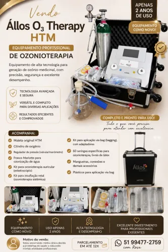 Vendo Állos O? Therapy HTM - Equipamento Profissional de Ozonioterapia