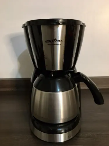 Cafeteira Elétrica Britânia CP38 Thermo Inox - Jarra Térmica Inquebrável (Capacidade 38 Ca