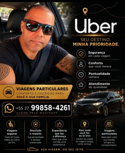 Motorista Uber e Particular