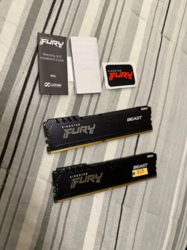 Memória RAM Kingston Fury Beast 16gb (2x 8gb)