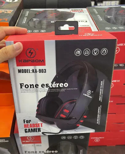 Headset Gamer com fio - Entrega Rápida!!!