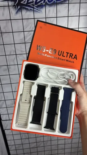 Smartwatch ultra- 4 pulseiras