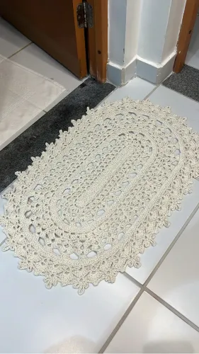Tapete de crochê