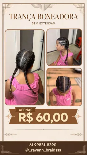 Trança Boxeadora R$ 60,00