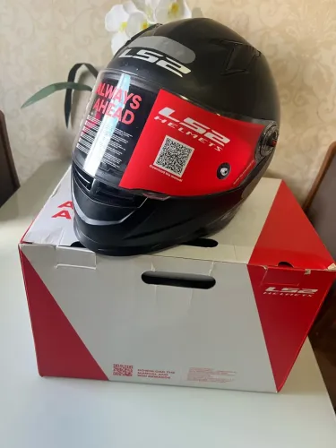 Capacete Ls2 Ff358 Monocolor Preto Fosco Esportivo Moto