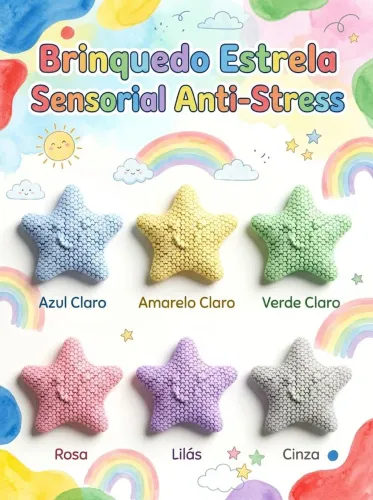 Estrela sensorial anti estress