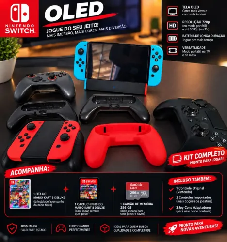 Nintendo switch OLED desbloqueado