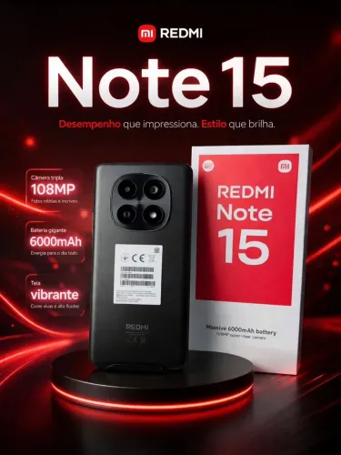 Redmi Note 15 NFC 8gb/256gb garantia 01 ano com nota fiscal