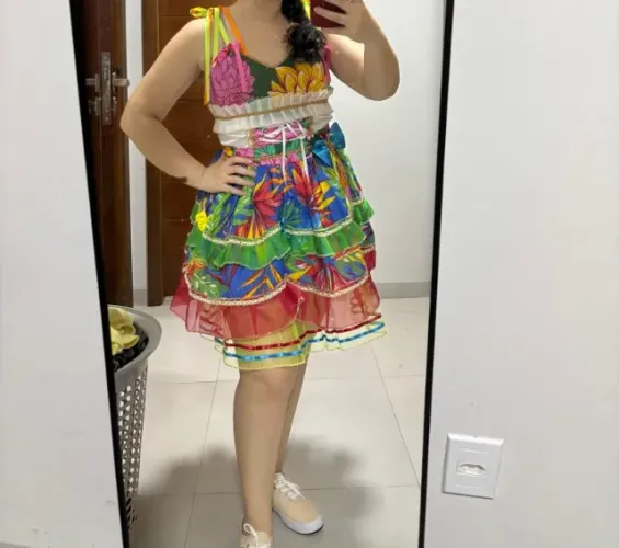 Vestido/conjunto quadrilha