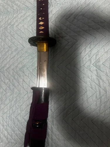 Katana Afiada Aço Damasco