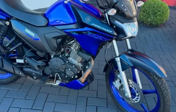 ? YAMAHA FACTOR 150 DX AZUL ? LINDA E CONSERVADA! ?