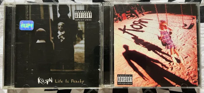 CDs Korn Life is Peachy e Korn 1994 importado