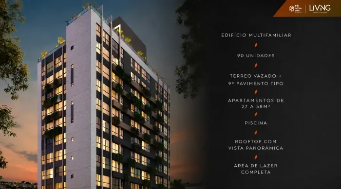 Imóvel para venda possui 27 metros quadrados com 1 quarto em Torre - Recife - PE