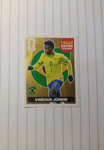 Figurinha Dourada Vini Jr.