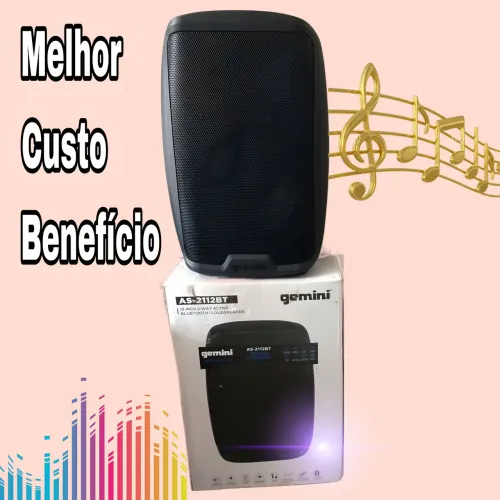 Caixa Ativa Profissional 750W Gemini 