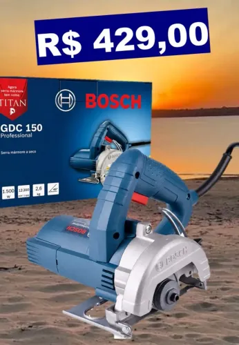 Serra Mármore Bosch GDC150 125mm 1500W