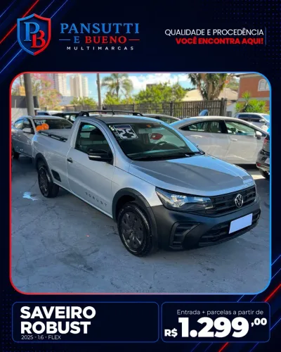 Volkswagen Saveiro Robust 1.6 Total Flex 16V 2025