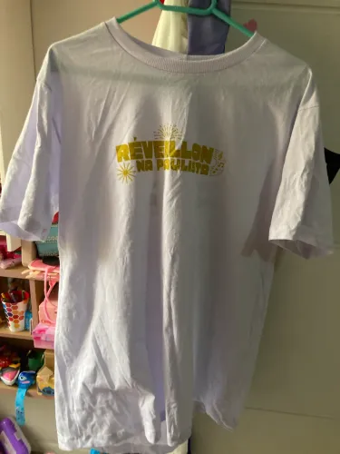 Camiseta Branca Réveillon na Paulista - Ano Novo São Paulo 2025/26
