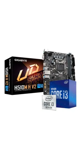 Kit Upgrade Intel i3 10100f + Placa Mãe gigabyte H510m v2