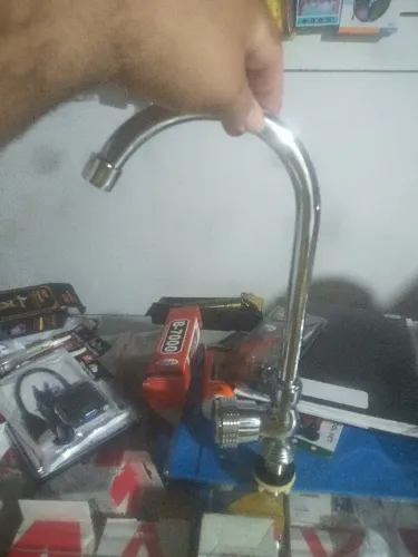 torneira balcão de Pia inox