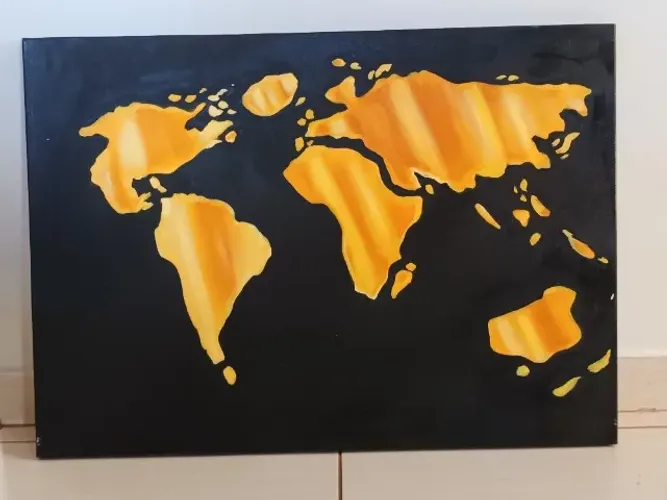 Quadro, tinta a óleo, 70x50