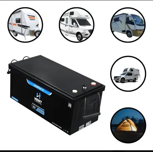 Bateria LiFePO4 12V 300Ah Bluetooth BMS 5000 Ciclos Energia Solar Motorhome IP65