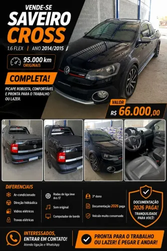 Volkswagen Saveiro Cross 1.6 T. Flex 16V CE 2015