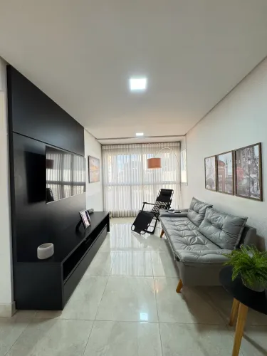 Flat Quasar Marista Mobiliado | 47 m² | andar baixo | 01 vaga de garagem | quarto separado