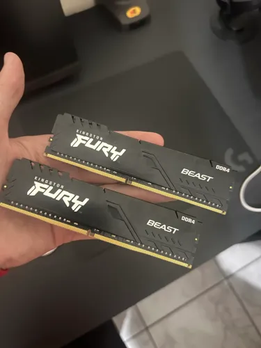 Memórias ram FuryBeast 2x32 (64) CL 16 3200mhz