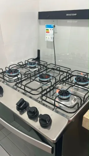 Fogão Brastemp 5 bocas (6 meses de uso)