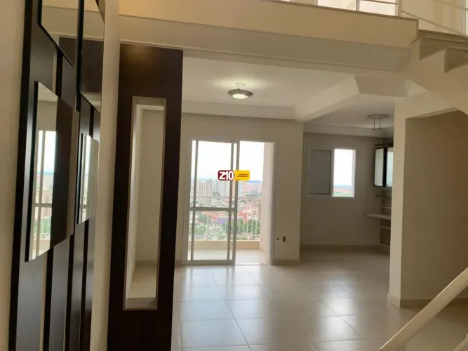 APARTAMENTO DUPLEX PARA LOCAÇÃO COM 02 SUÍTES - CENTRO - EDIFÍCIO CENTRAL PARK - INDAIATUB