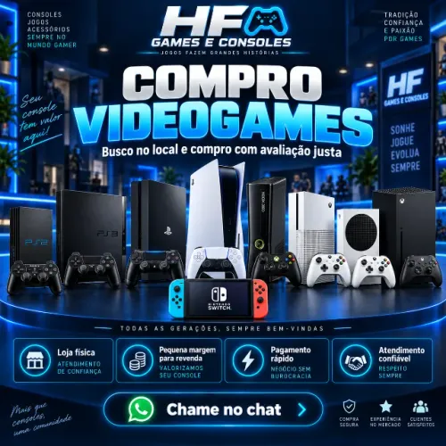 COM PRO Videogames Usados PS5 PS4 Xbox Series Switch | Avaliação Rápida