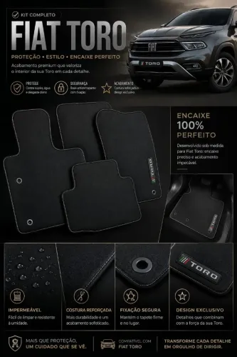 Tapete fiat toro original