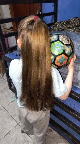 Cabelo humano infantil 