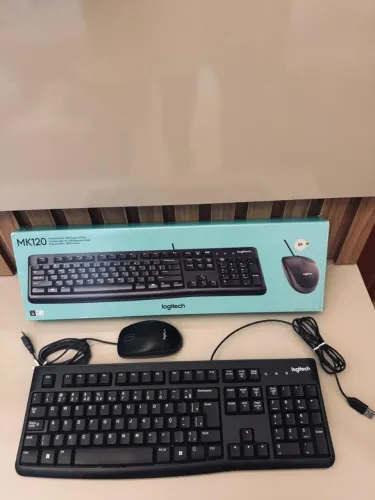 Kit Teclado + Mouse Logitech MK120 - USB