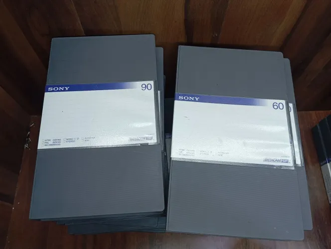 Fitas Betacam Sony Sp 90 e 60 minutos