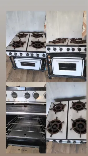 Fogão industrial com forno