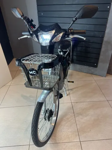 Bicicleta Elétrica Pop 800w Preta