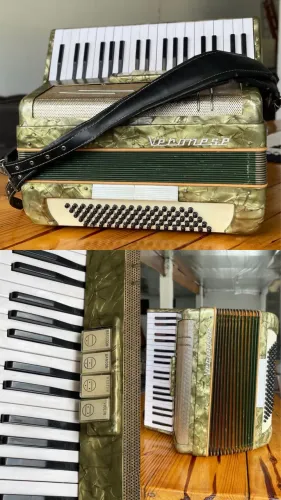 ? Acordeon Veronese 80 Baixos Afinado + Capa | Excelente Estado ?