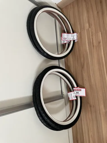 Pneus aro 20x1.95 faixa branca kenda 