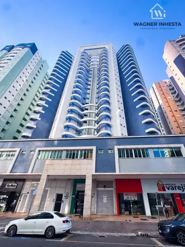 Apartamento suite + 01 quarto, sacada com churrasqueira à venda, novo centro a poucos metr