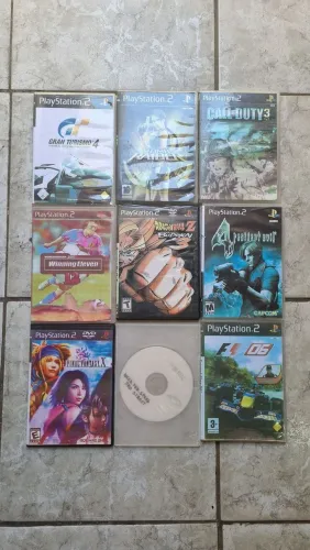 VENDO 9 JOGOS DIVERSOS DE PLAYSTATION 2