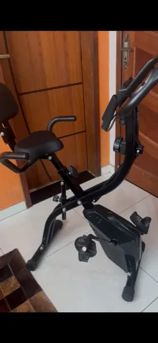 Bicicleta ergométrica dobrável